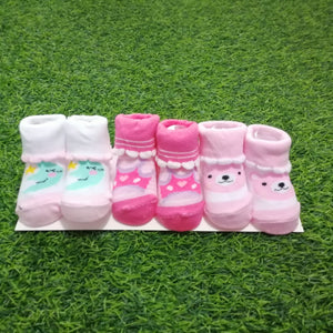 Baby Shoe Socks Set (3Pairs) Mengmeixin - Kyemen Baby Online