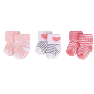 Baby Socks (3 Pairs) Hudson baby (0-6m)Female - Kyemen Baby Online