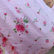 Load image into Gallery viewer, Breastfeeding Night Gown With Coat  Green Flowers   (Yimiasha) PINK - Kyemen Baby Online
