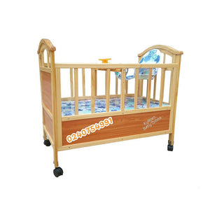 Baby Cot (Wooden Cot With Drawer) 5293 Baby Bed / Baby Crib - Kyemen Baby Online