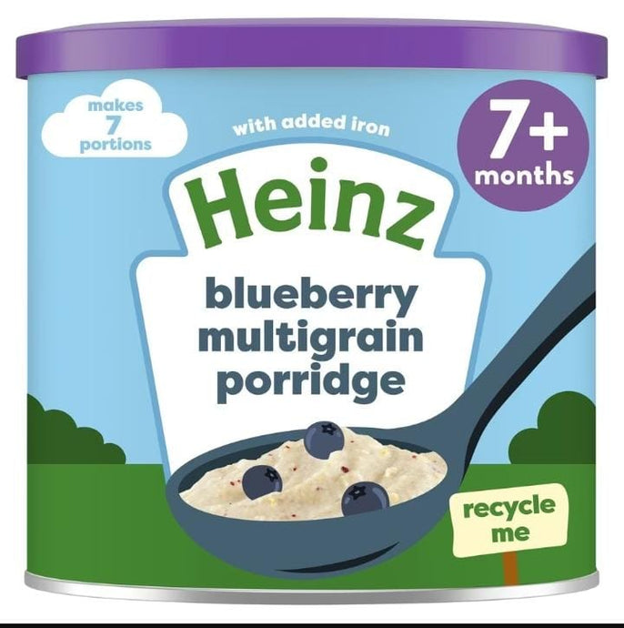Heinz First Steps Blueberry Multigrain Porridge 7m+ - Kyemen Baby Online