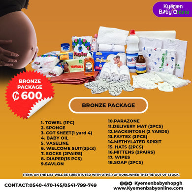 Delivery Package (Bronze Package) - Kyemen Baby Online