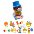 Load image into Gallery viewer, Baby Toy (Little Angel Rattle Set 10pcs) 6510 - Kyemen Baby Online
