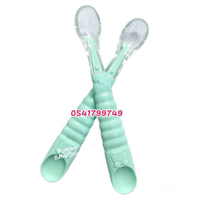 Baby Silicone Spoon With Case - Kyemen Baby Online
