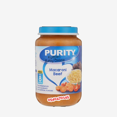 Purity Macaroni  Beef(6pcs) 8m+ - Kyemen Baby Online