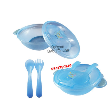 Baby Feeding Bowl With Spoon (Attoon, Small) 4m+ - Kyemen Baby Online