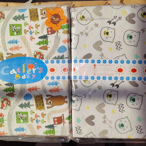 2 In 1 Coloured Cot Sheet / Receiving Blanket (140cm * 100cm) - Kyemen Baby Online