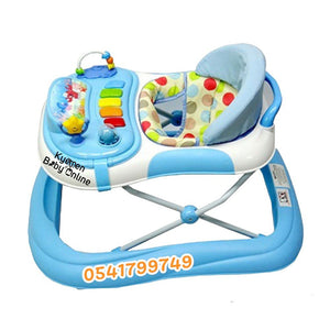 Baby Walker With Feeding Tray, Music and Toys W1120PB - Kyemen Baby Online