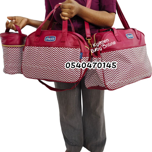 Diaper Bag (Chicco 3 In 1 Leather Bag)