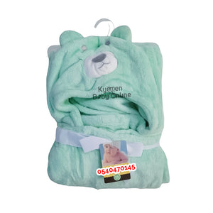 Baby Hooded Blanket Swaddle/ (Carters flower)