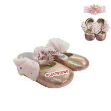 Load image into Gallery viewer, Baby Girl Shoe With Headband (Miyuebb) - Kyemen Baby Online
