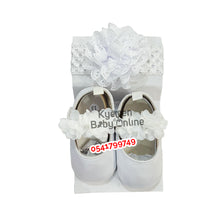 Load image into Gallery viewer, Baby Girl Shoe With Headband (Miyuebb) - Kyemen Baby Online
