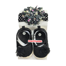 Load image into Gallery viewer, Baby Girl Shoe With Headband (Miyuebb) - Kyemen Baby Online
