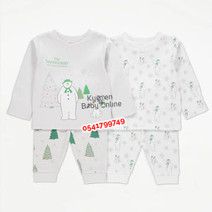 Baby Pyjamas Long Sleeved And Legged / Sleep Wear 2pcs (George Baby)