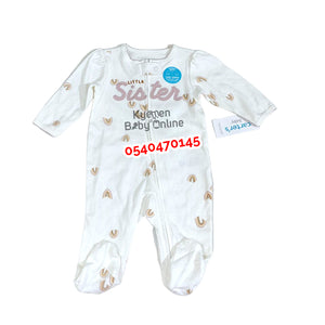 Baby SleepSuit 1 Piece (George Baby) 0-3 Months