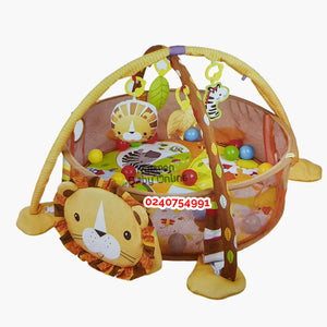 Baby Play Mat With Toys (Activity Gym & Ball Pit With 20 Balls) [668-32]