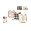 Load image into Gallery viewer, Baby Bib With Socks (Hudson Baby ) 3 Pairs
