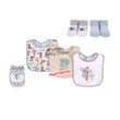 Load image into Gallery viewer, Baby Bib With Socks (Hudson Baby ) 3 Pairs
