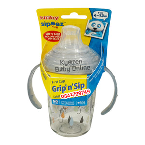 Nuby Grip 'n' Sip Sippy Cup Bottle (240ml) 6-12m