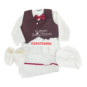 Baby Boy Christening Dress (0-3 Months) Babylia