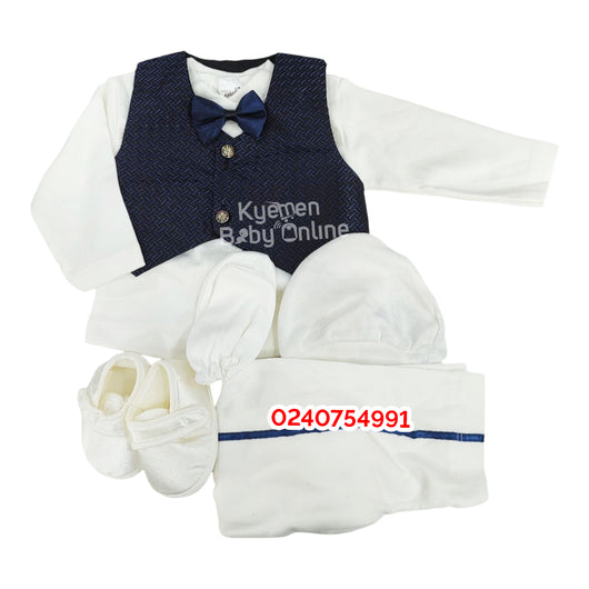 Baby Boy Christening Dress (0-3 Months) Babylia