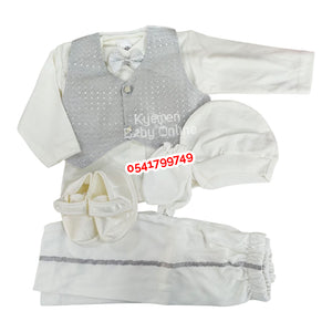 Baby Boy Christening Dress (0-3 Months) Babylia