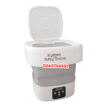 Load image into Gallery viewer, Baby Foldable Bath Tub Set With Mini Washing Machine - Kyemen Baby Online
