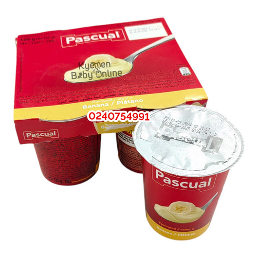 Pascual Yoghurt Banana (4pcs) 6m+