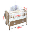 Load image into Gallery viewer, 2 in 1 Baby Wooden Cot 888 [Showroom Display]
