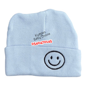 Baby Hat With Emoji (Unisex)