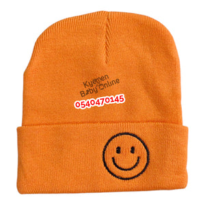 Baby Hat With Emoji (Unisex)