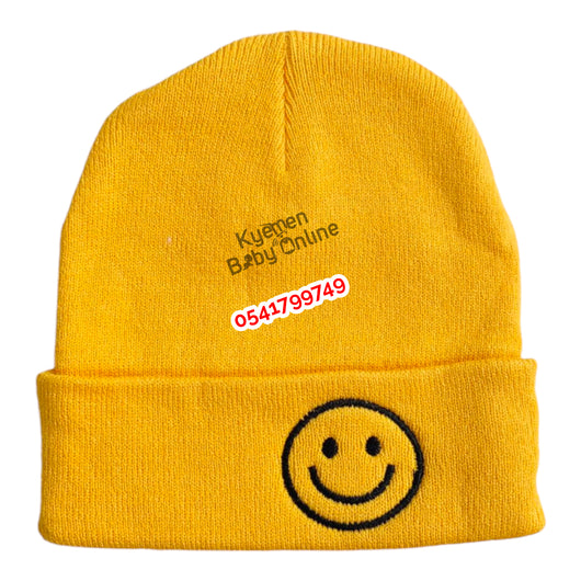 Baby Hat With Emoji (Unisex)