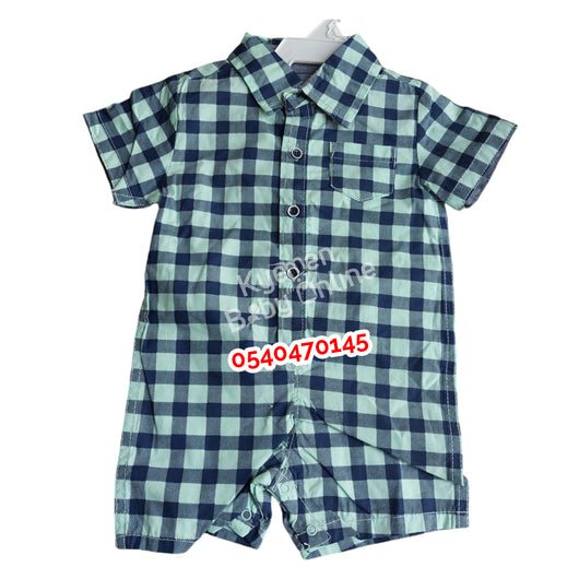 Baby Unisex Romper Checked (Free Planet)