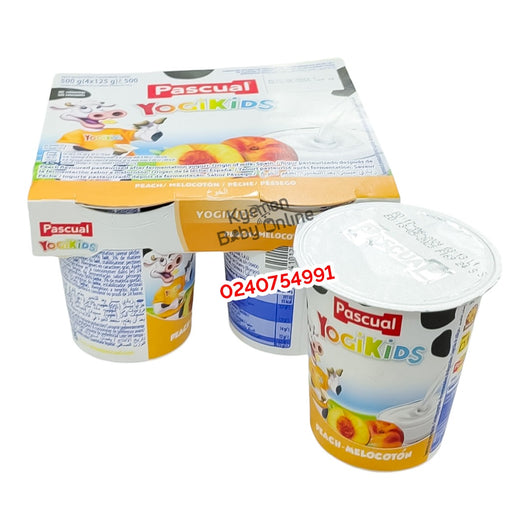 Pascual Yoghurt Yogikids Peach (4pcs) 6m+