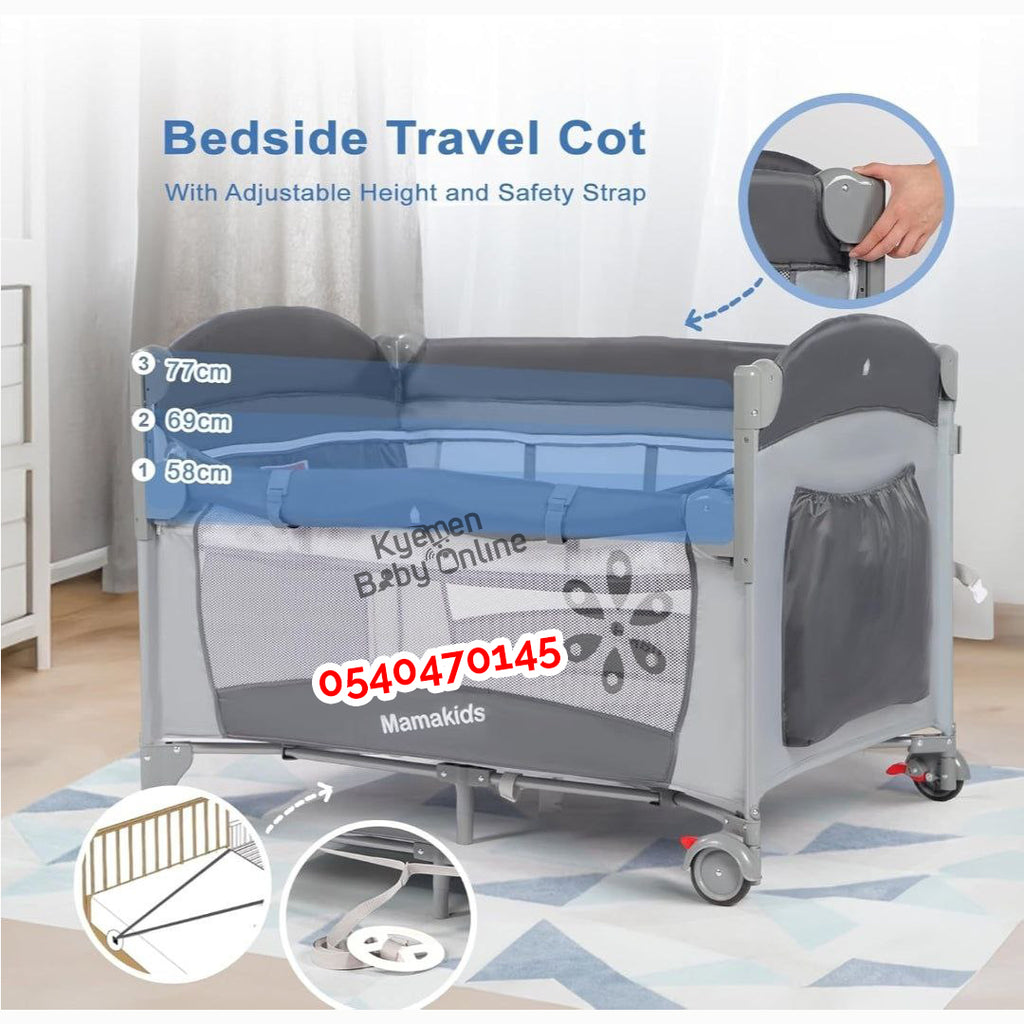 Baby Foldable Cot (Mamakids) Baby Bed Baby Crib Price In Ghana