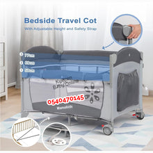 Load image into Gallery viewer, Baby Foldable Cot (Mamakids) Baby Bed / Baby Crib - Kyemen Baby Online
