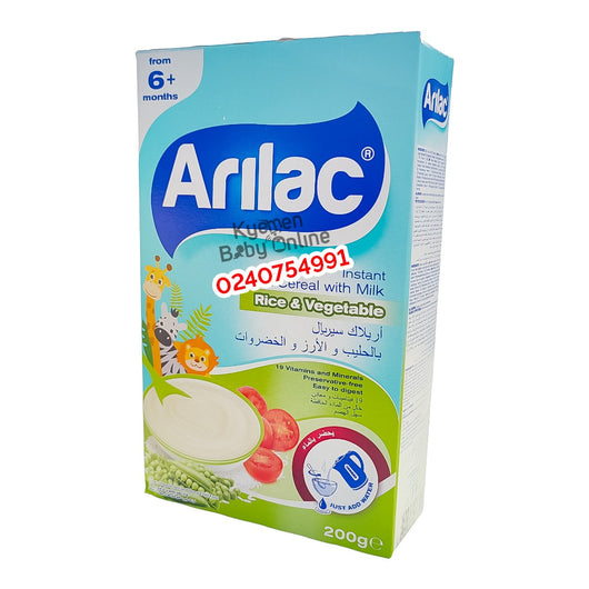 Arilac Infant Cereal With Milk [Rice And Vegetable] (200g) 6m+