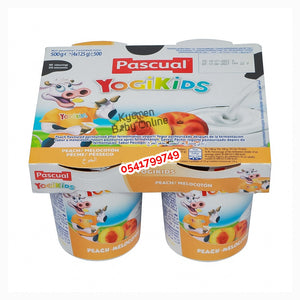 Pascual Yoghurt Yogikids Peach (4pcs) 6m+