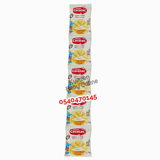 Cerelac Wheat With Milk (Sachet 50g) 6m+