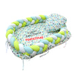 Load image into Gallery viewer, Baby Bed (Baby Lounger / Portable Infant Co Sleeper Bassinet With Spiral Bumper / Baby Nest)
