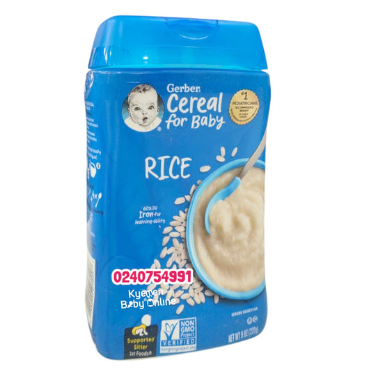 Gerber Rice Single Grain Cereal (227g)1st Food