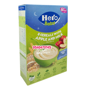 Hero Baby Cereal (8 Cereals And Apple with Milk) 6m+