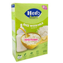 Load image into Gallery viewer, Hero Baby Cereal (Rice With Milk) 6m+ - Kyemen Baby Online
