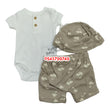 Load image into Gallery viewer, Baby Bodysuit With Short and Hat Unisex (Rachel Zoe)
