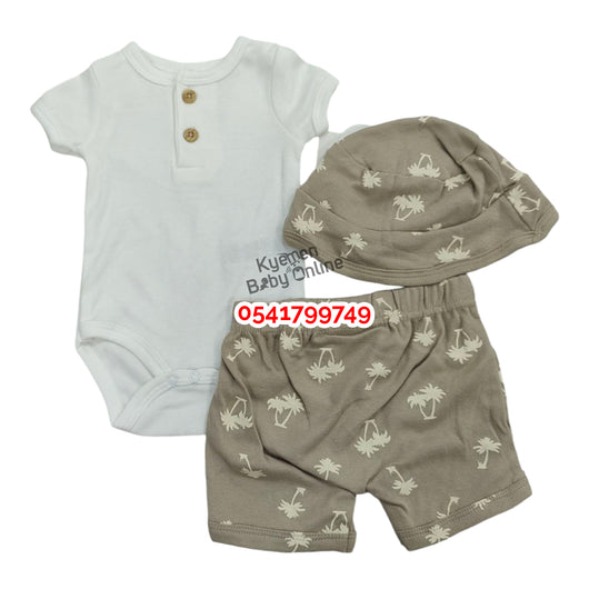 Baby Bodysuit With Short and Hat Unisex (Rachel Zoe)