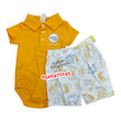 Load image into Gallery viewer, Baby Boy Bodysuit Lacoste With Shorts And Hat (Payifang) Orange
