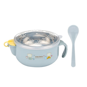 Baby Thermal Cereal Bowl with Spoon and Warming Hole(Dr Annie's)