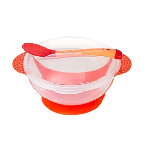 Suction  Bowl With Spoon And Lid TW09 (Dr Annie's) Plain