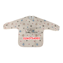 Load image into Gallery viewer, Baby Bib / Apron ( Long Sleeves Type 1) Dr. Annie's - Kyemen Baby Online
