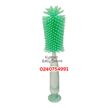 Load image into Gallery viewer, Baby Silicone Bottle Brush With Straw Brush And Suction (Dr. Annie's) - Kyemen Baby Online

